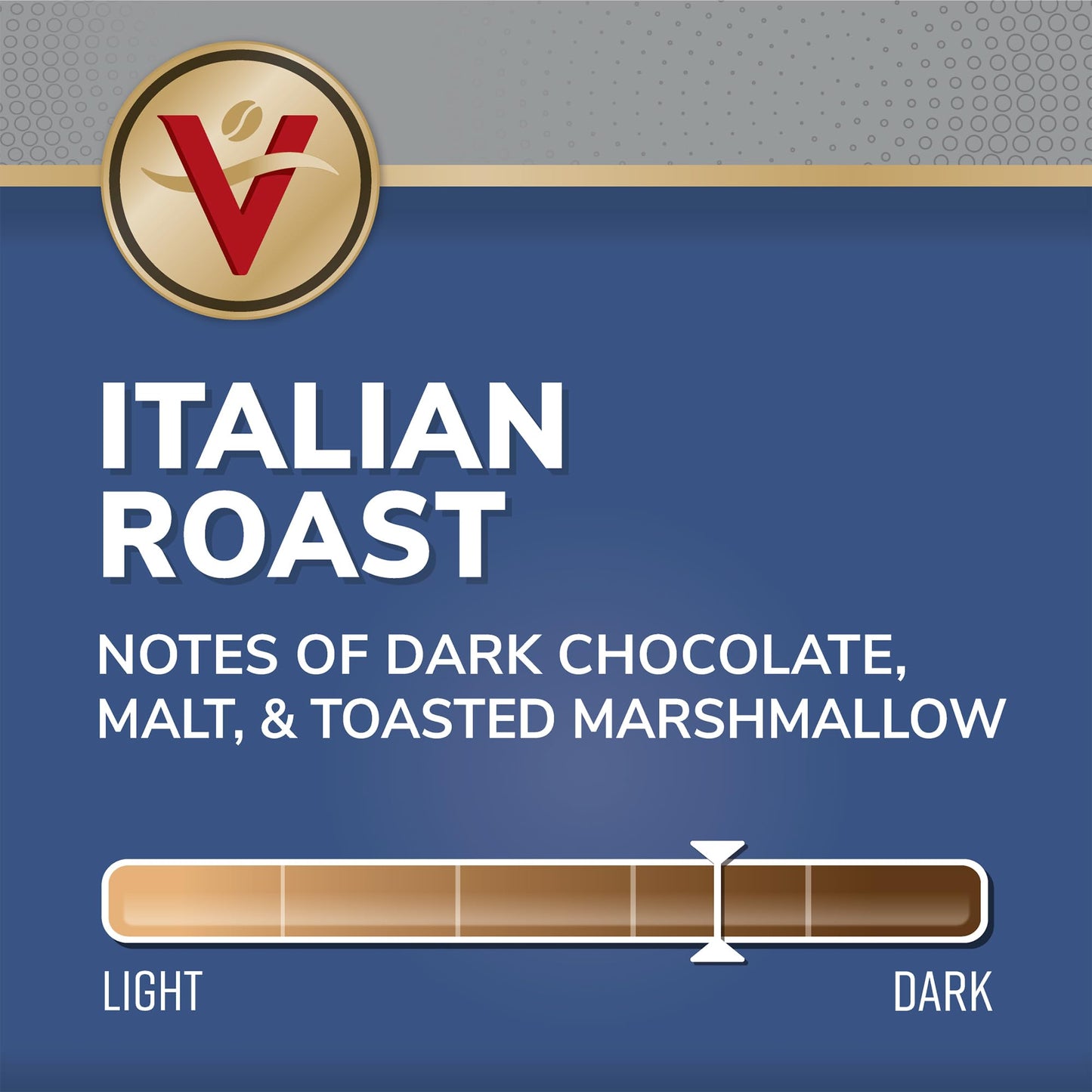 Victor Allens Coffee Italian Roast Dark Roast Coffee Pods, 80 Count, Compatible with Keurig K-Cup malt-inspired, Brown