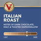 Victor Allens Coffee Italian Roast Dark Roast Coffee Pods, 42 Count, Single Serve for Keurig K-Cup malt-inspired, Brown