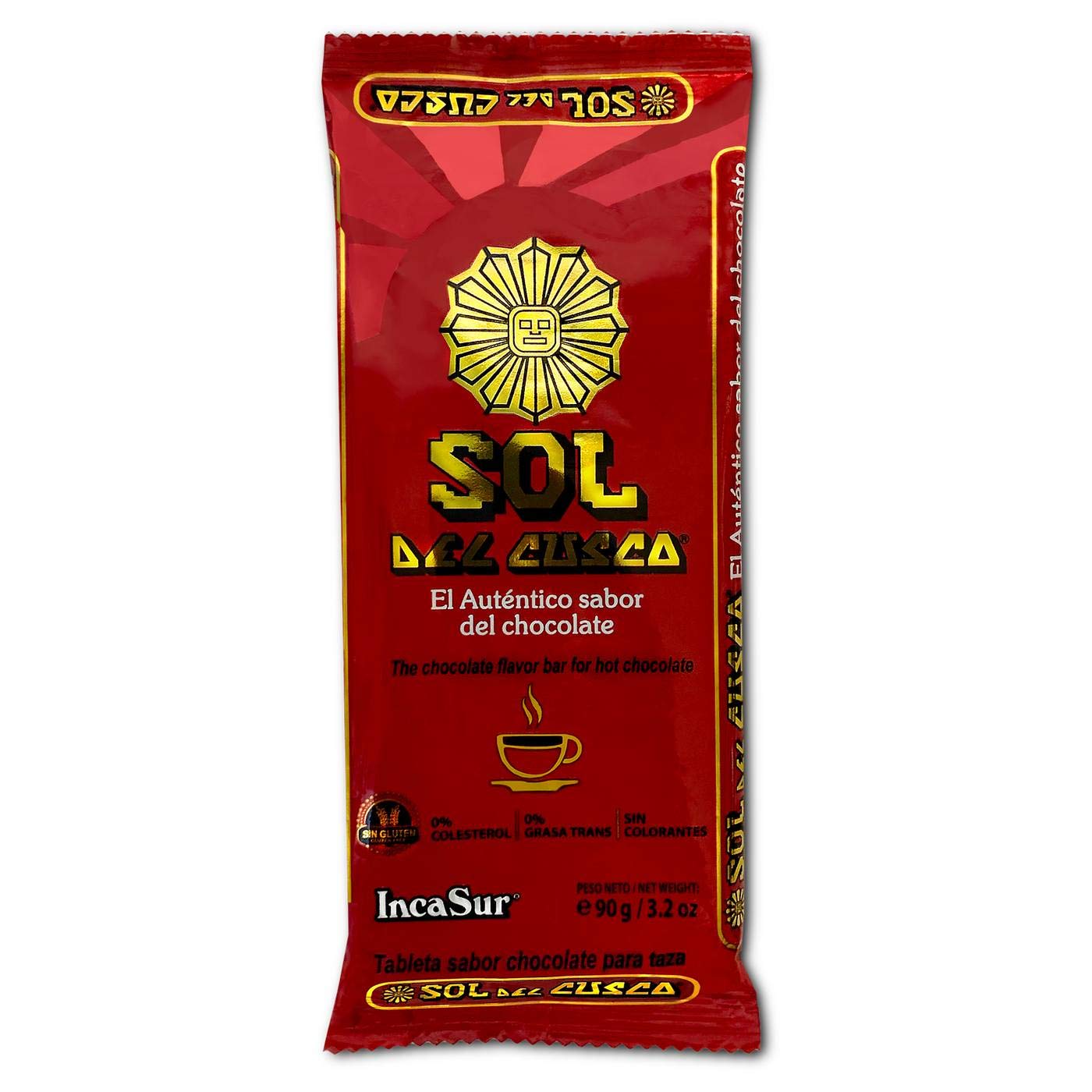 Inca Sur Sol Del Cusco Chocolate De Taza | Peruvian Hot Chocolate Bar 3 Pack