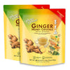 Prince of Peace Instant Ginger Honey Crystals in Assorted Flavors, Turmeric, Lemon, and Matcha, 30 Sachets - Instant Hot or Cold