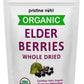 Pristine Nutri Organic Dried Elderberries | Non-GMO, Wildcrafted | 16 oz