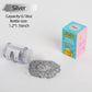 Jelife Silver Edible Glitter For Cake Decorating - 5 Grams Food Grade Luster Glitter Dust, Sprinkle On Sparkle Edible Powder Foo