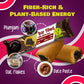 AMBROZIA Vegan Snack Bars – Plum-Filled, Clean-Label, No Added Sugar, 5 x 60g Individually Wrapped