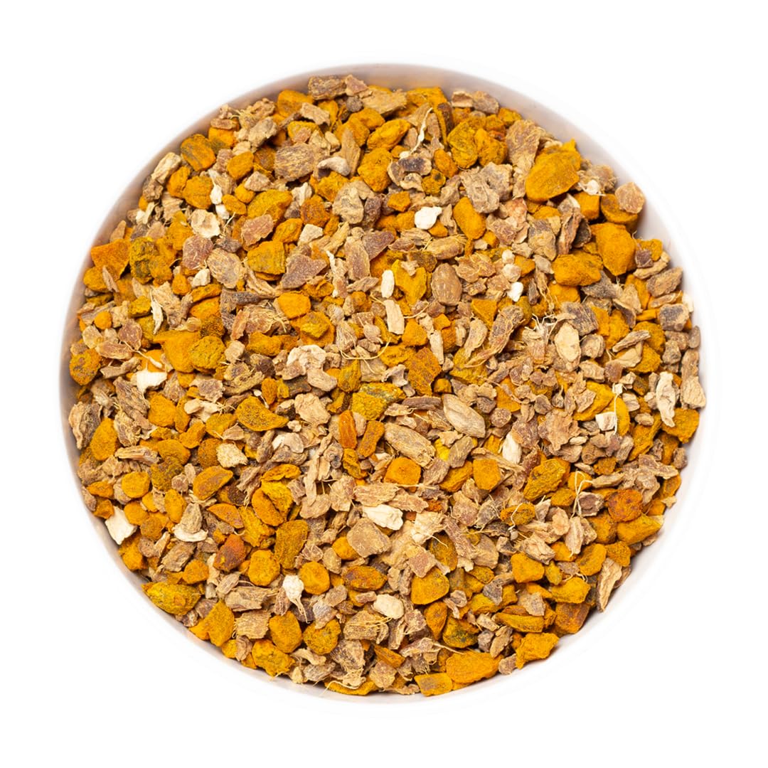 Navvayd Turmeric Ginger Tea (100 Grams, 50 Cups), Delicious & Healthy Tea With Natural Ingredients