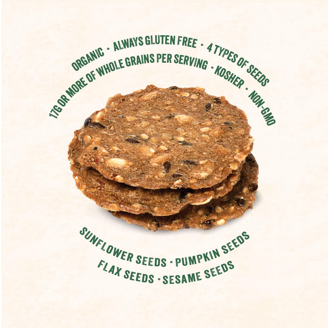 Marys Gone Crackers Super Seed Crackers, Organic Plant Based Protein, Gluten Free, Jalapeno, 5.5 Ounce (Pack Of 1)