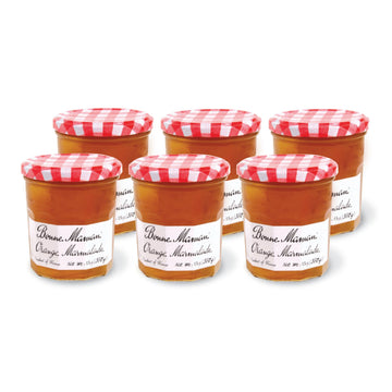 Bonne Maman Orange Marmalade Preserves, 13 oz Glass Jars (Pack of 6) - Non-GMO, Made with Simple Ingredients