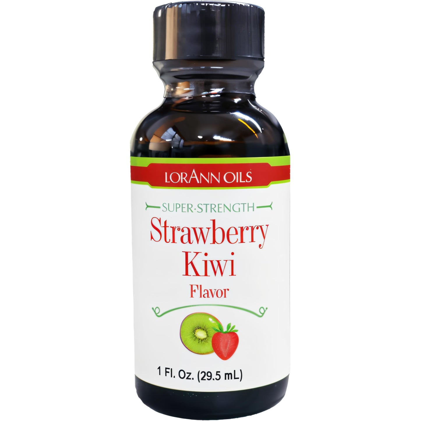 LorAnn Strawberry-Kiwi Flavoring, 1 Fl Oz, Clear Yellow to Light Tan, Model 0322