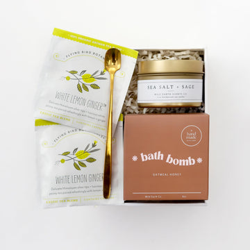 Unboxme Gifts Mini Healer Gift Box - Luxe Self Care Gift for Women | Premium Care Package with Card | Relaxation & Wellness Spa 