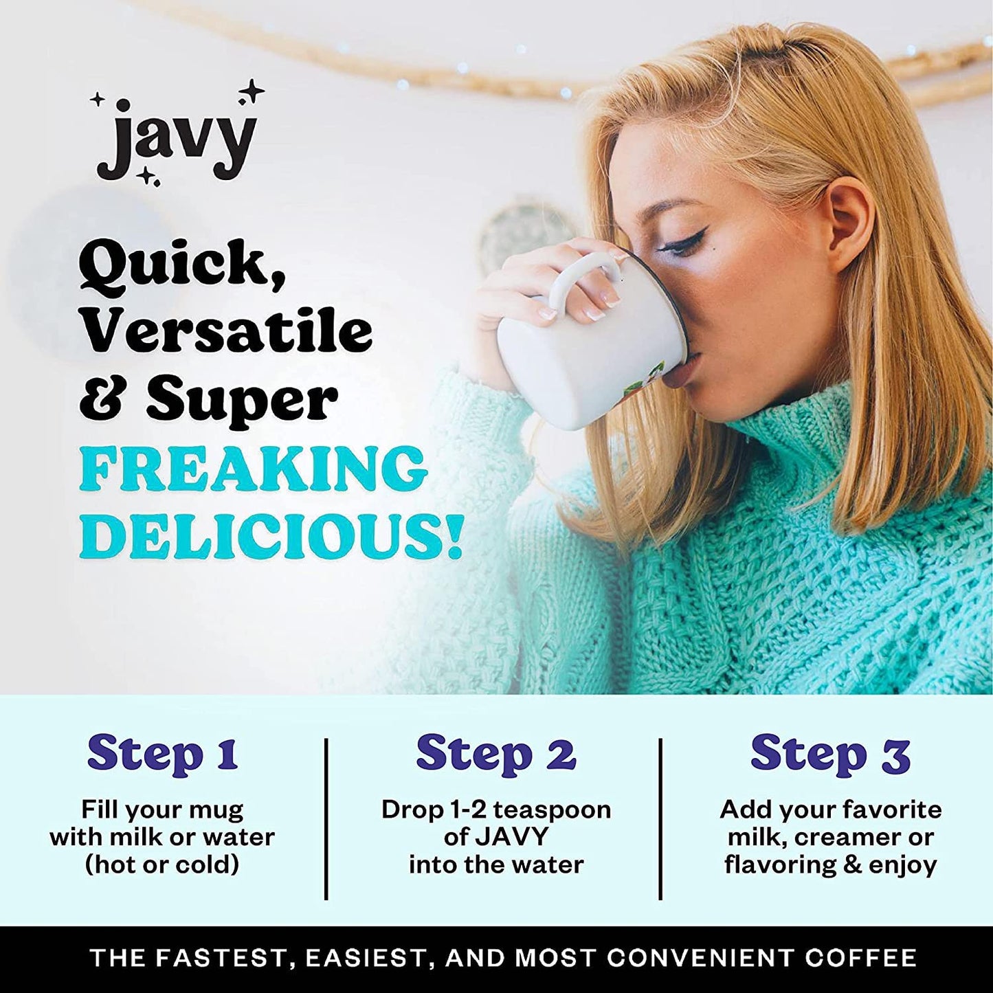 Javy Coffee Concentrate Bundle - Cold Brew Coffee, Perfect For Instant Iced Coffee, Cold Brewed Coffee And Hot Coffee - Original