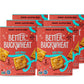 Better with Buckwheat Sea Salt Crackers, 6-Pack - A Complete Protein, Gluten-Free Crackers, Healthy Snack Crackers, Grain-Free, 