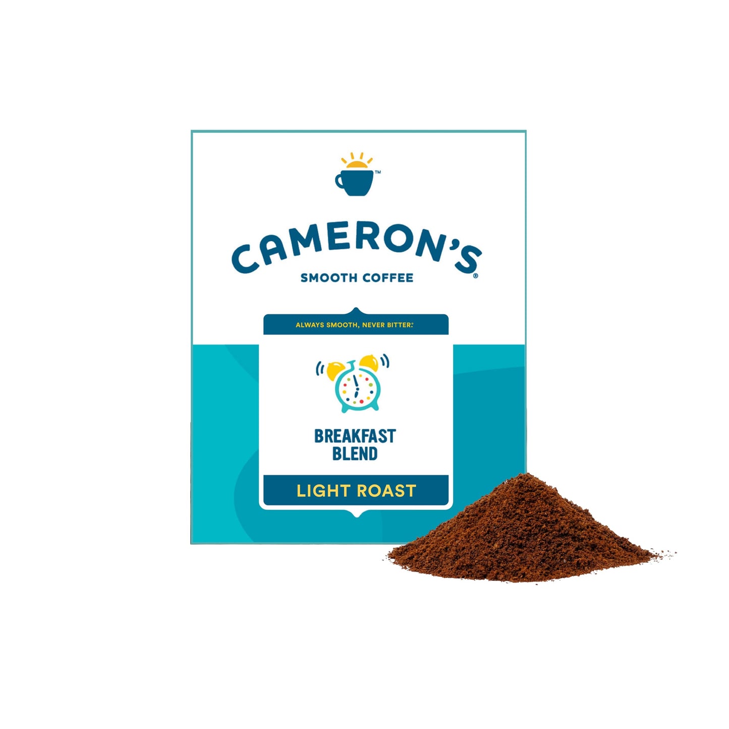 Camerons Coffee Breakfast Blend Ground Coffee, 64 Ounce, Pack of 1
