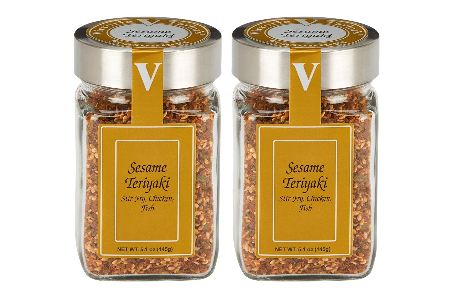 Sesame Teriyaki- Great for stir-fry, noodles, rice, pho and more. (5.1 oz Jar - Set of 2)