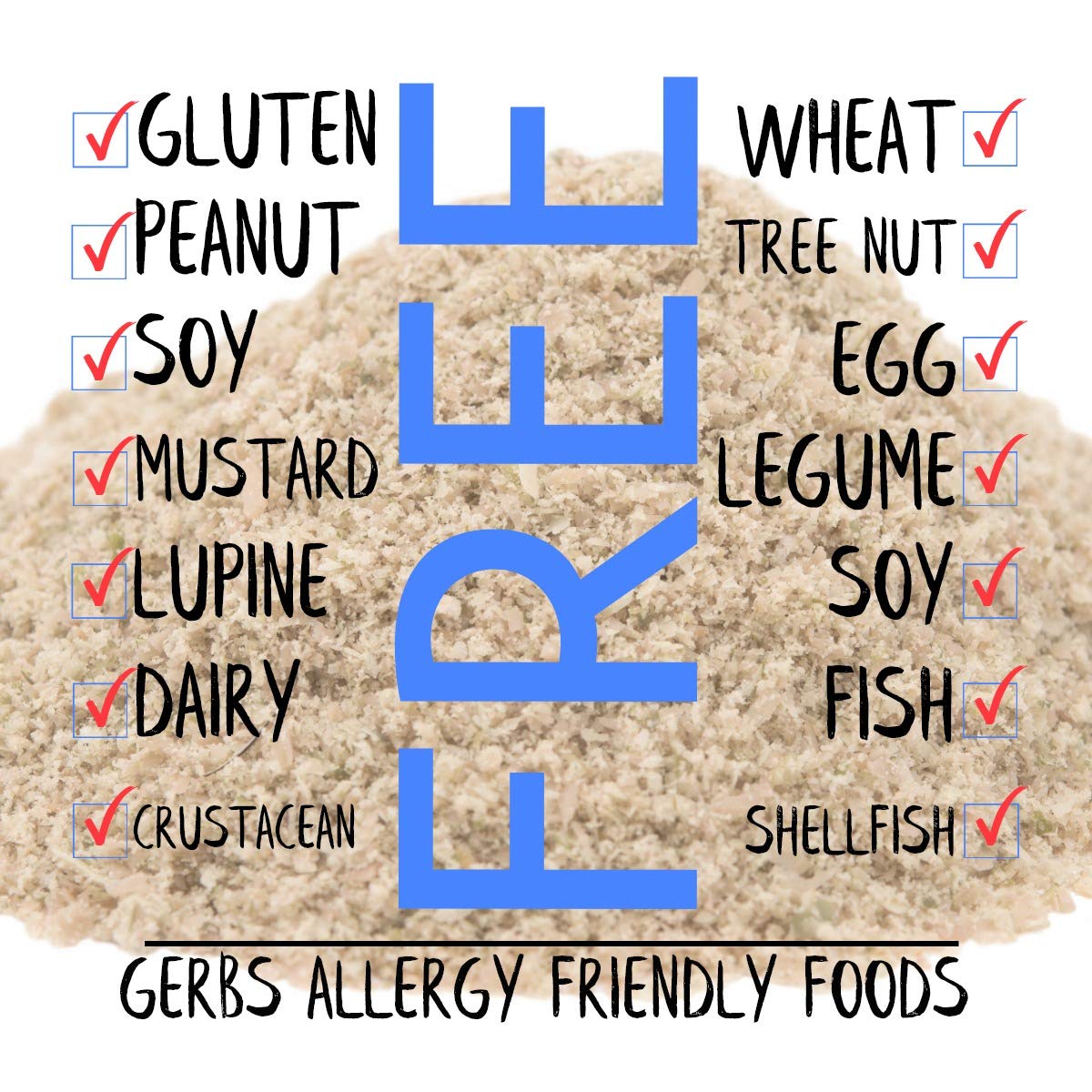 Gerbs Super 5 Seed Meal 4 Lbs. | Freshly Harvested & Packaged In Resealable Bulk Bag | Pumpkin, Sunflower, Hemp, Chia & Flax Seeds | Anti-Inflammatory Benefits & Protein Packed | Gluten Peanut Free