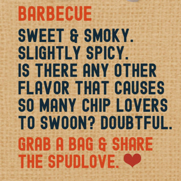Spudlove Organic Thick-Cut Potato Chips Barbecue Bag, 1 Oz