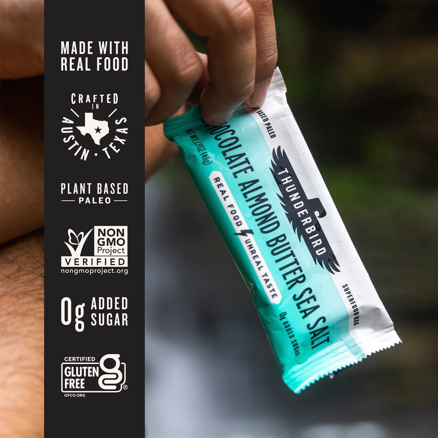 Thunderbird Real Food Bars Seasonal Variety Pack, Gluten Free, Paleo, Vegan, 6 Count