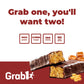 Grab1 High Fiber Protein Bars | 9 Grams Fiber | 10 Grams Protein | Peanut Caramel Flavor (2 Pack - 10 Bars) Controls Hunger | De