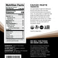 Terrasoul Superfoods Raw Organic Cacao Paste, Pure Dark Chocolate, 16 Oz, Ideal for Desserts and Smoothies