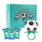 Soccer Ring Lollipops,Individually Wrapped Candy for Birthday Party Favors,football Candy Lollipops Suckers,18 Count