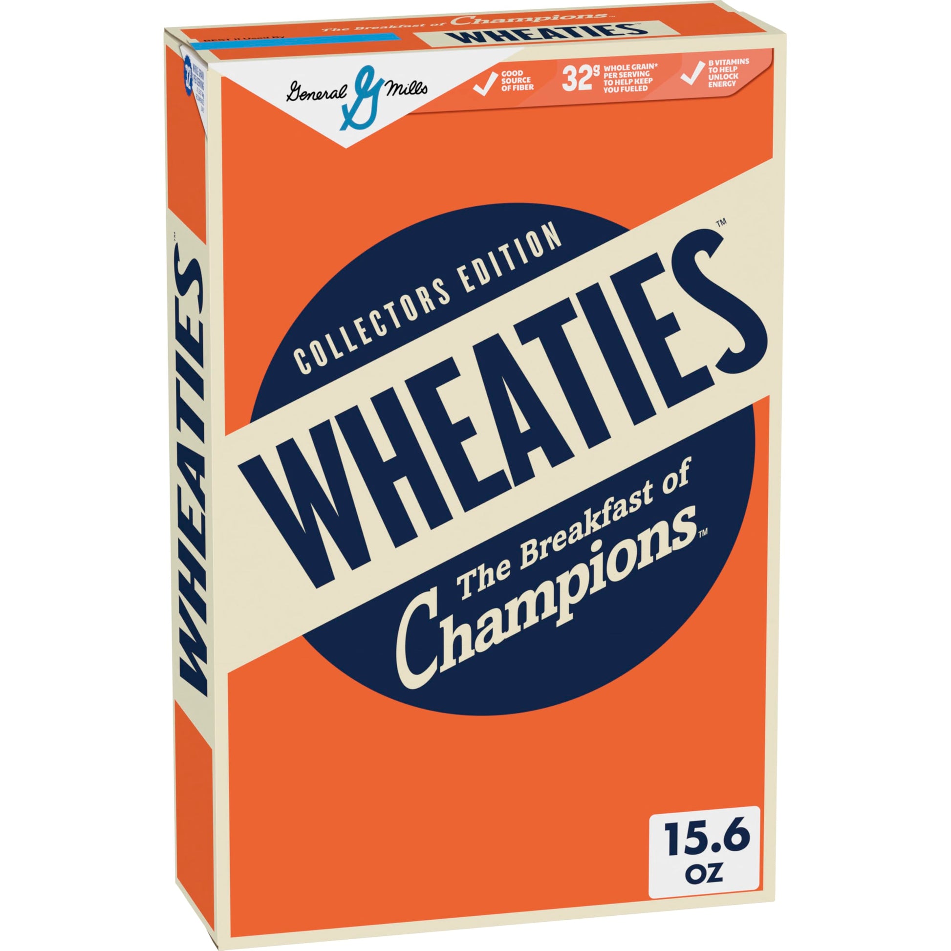 Wheaties Breakfast Cereal, Breakfast of Champions, 100% Whole Wheat Flakes, 15.6 oz