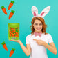 Fruidles Easter Gummi Carrots Candy, Delicious Fruit Flavors Gummies, Soft, Chewy, Fun and Festive Holiday Snacking, Party Favor