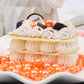 Orange Sprinkles For Cake Decorating, 120G/4.23Oz Edible Orange Pearl Sprinkles Mix, Sugar Candy Pearls For Baking, Cookie Decor