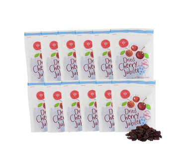 Cherry Bay Orchards Dried Cherry Mix - Pack of Twelve 6oz Bags (Total 72 oz) - Includes Montmorency, Balaton and Light Sweet che