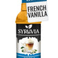 Syruvia Sugar-Free French Vanilla Syrup - 25.4 fl oz. Premium Coffee Flavoring Syrup. 0 Calories, Kosher, and Gluten-Free. Perfe
