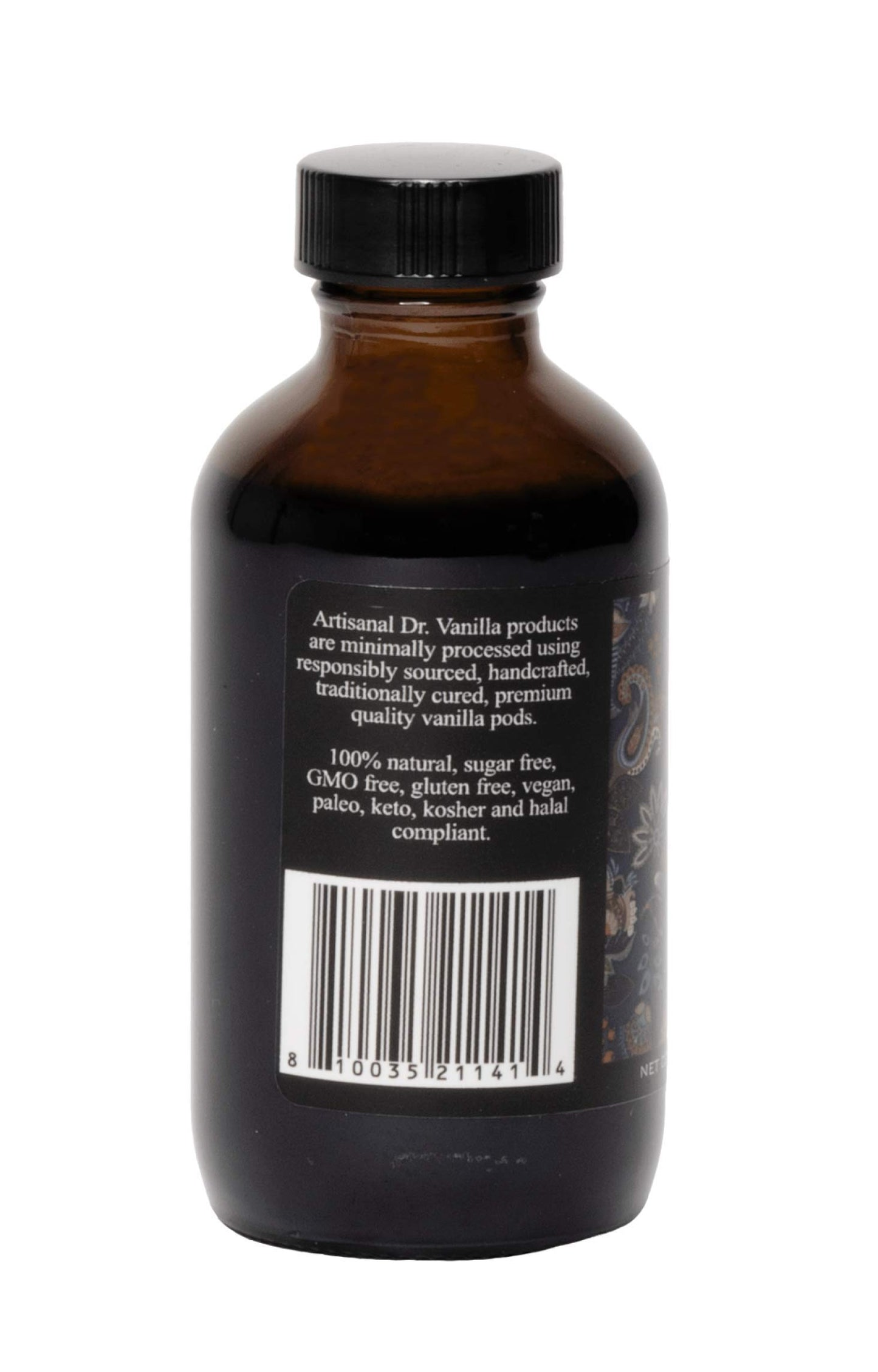 DOCTOR VANILLA ARTISANAL Natural Vanilla Extract - Small Batch, Madagascar spirit-inspired flavor, 4oz Bottle