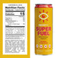 Eboost Super Fuel Healthy Energy Drink - Caffeine From Natural & Clean Ingredients For Focus And Productivity -Taurine Free Pre-Workout With Electrolytes, Nootropic & Vitamins - Orange Mango, 12 Pack