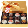 Christmas Chocolate Cookies Gift Basket - Holiday Gourmet Chocolate Gift - Food Gift For Men And Women - Birthday, Graduation, Thank You, Corporate, Holiday Gifting