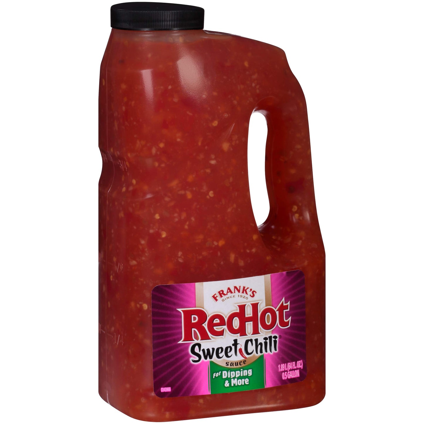 Franks RedHot Sweet Chili Sauce, 64 Fl Oz, Bulk Container for Wings, Pizza, Stir Fry