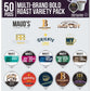 Dark Roast Coffee Variety Pack, 50Ct. Solar Energy Produced Recyclable Single Serve Dark Roast Coffee Pods Variety Pack - 100% A