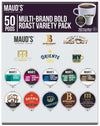 Dark Roast Coffee Variety Pack, 50Ct. Solar Energy Produced Recyclable Single Serve Dark Roast Coffee Pods Variety Pack - 100% A