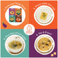 Tsubi Soup Freeze-Dried Miso Soup Packets - Vegan, Gluten & MSG-Free, Yellow Miso (Eggplant & Ginger) - 4 Packs