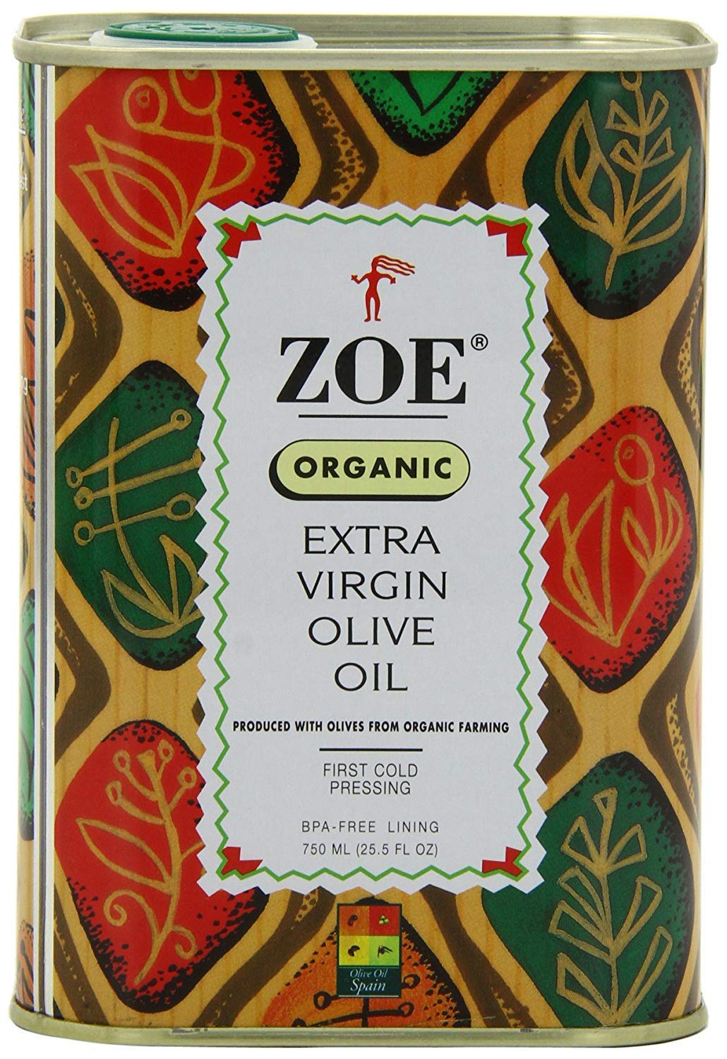 ZOE Organic Extra Virgin Olive Oil 25.5 Ounce