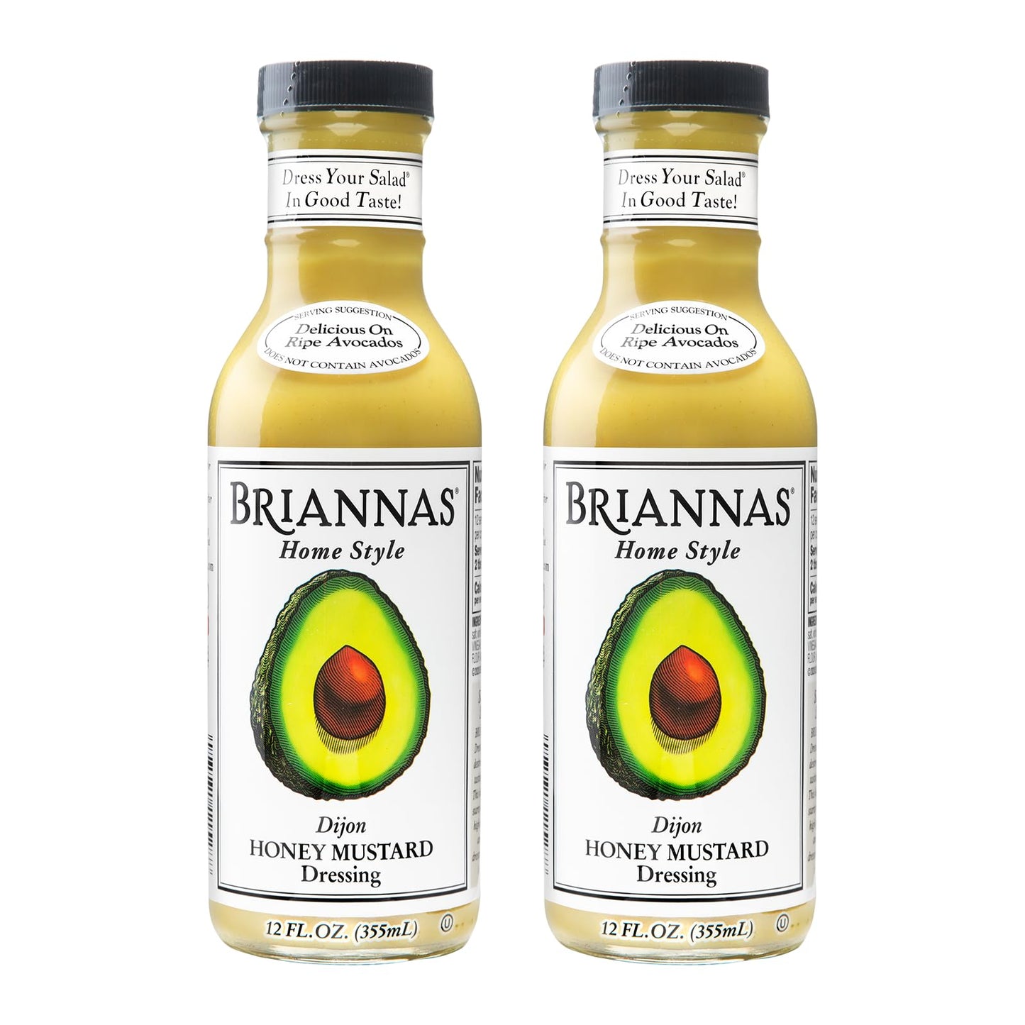 BRIANNAS - Home Style Dijon Honey Mustard Dressing - Fine Salad Dressing made with Premium Ingredients - Gluten Free & Kosher Dr