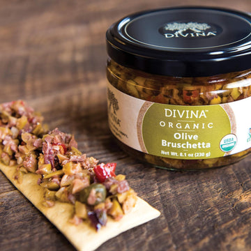 Divina Organic Olive Bruschetta Spread, 8.1 Oz (2-Pack)