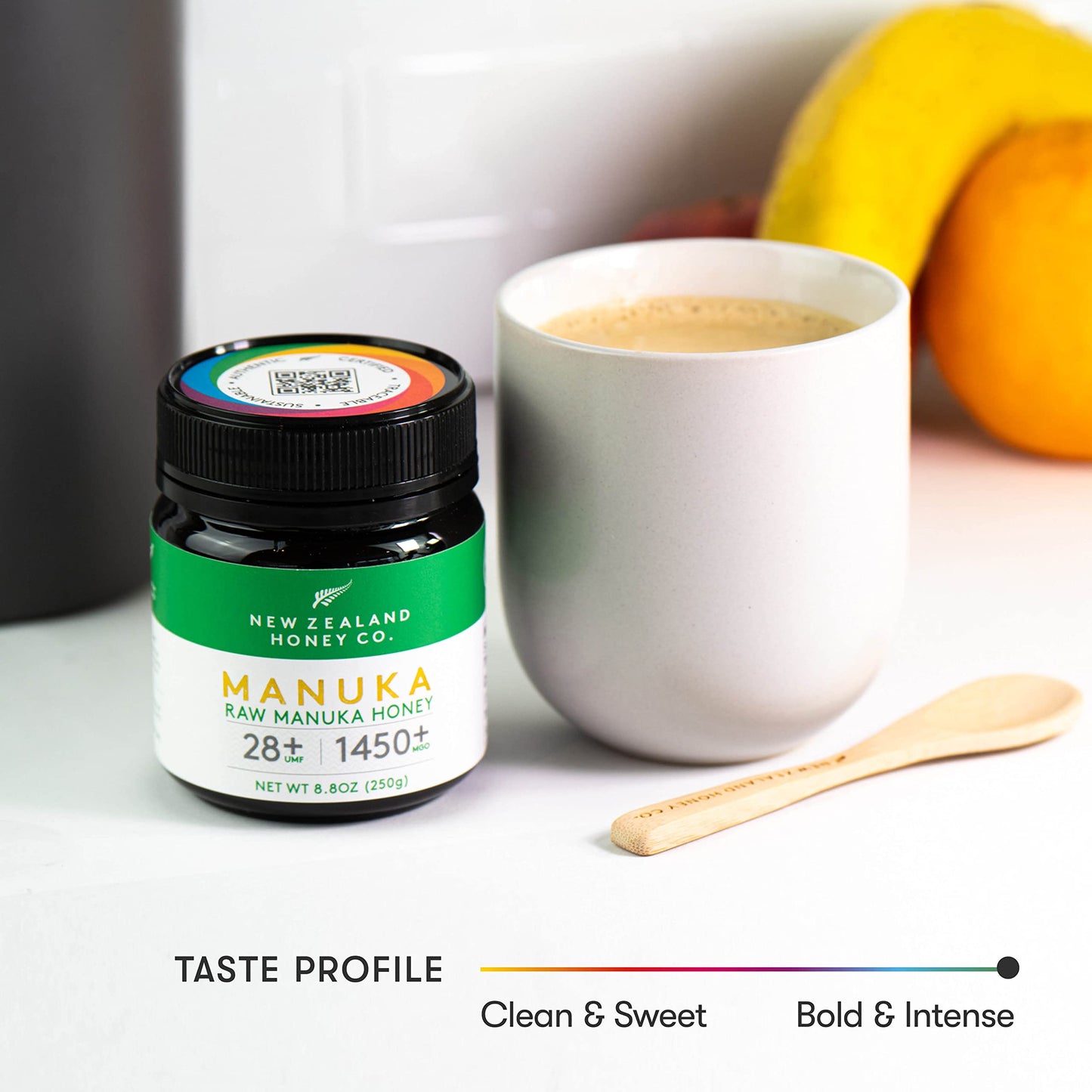 New Zealand Honey Co. Raw Manuka Honey Umf 28+ | Mgo 1450+, Umf Certified / 4.4Oz