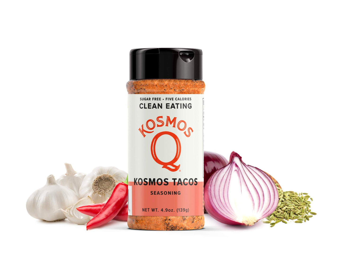 Kosmos Q Kosmos Taco Seasoning | Fajita & Taco Spice Mix | All-Natural Cooking Herbs & Spices | Paleo & Keto Diet Friendly Flavo