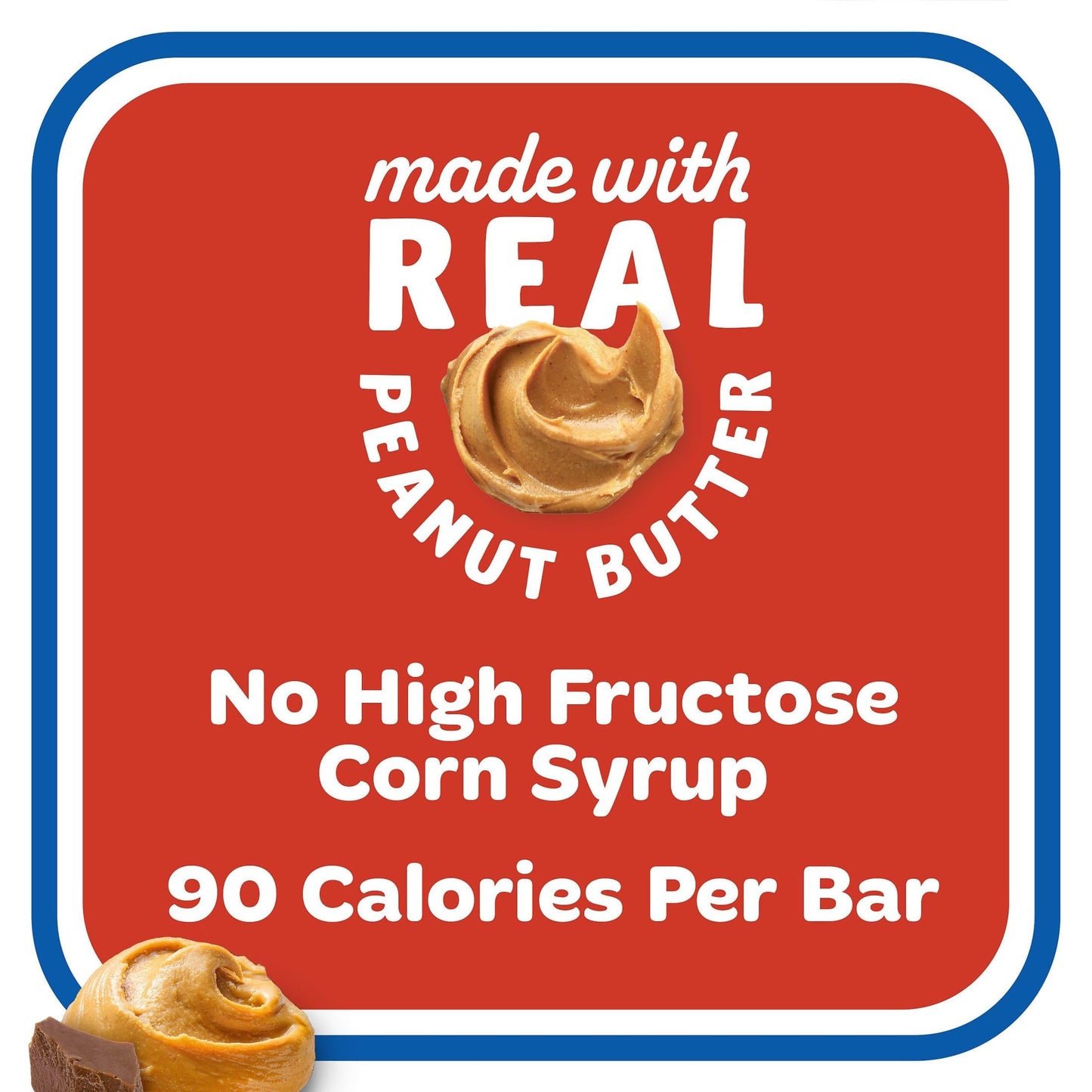 RICE KRISPIES   Rice Squares Snack Bars, Chocolatey Peanut Butter, 84 Bars, 12 Boxes