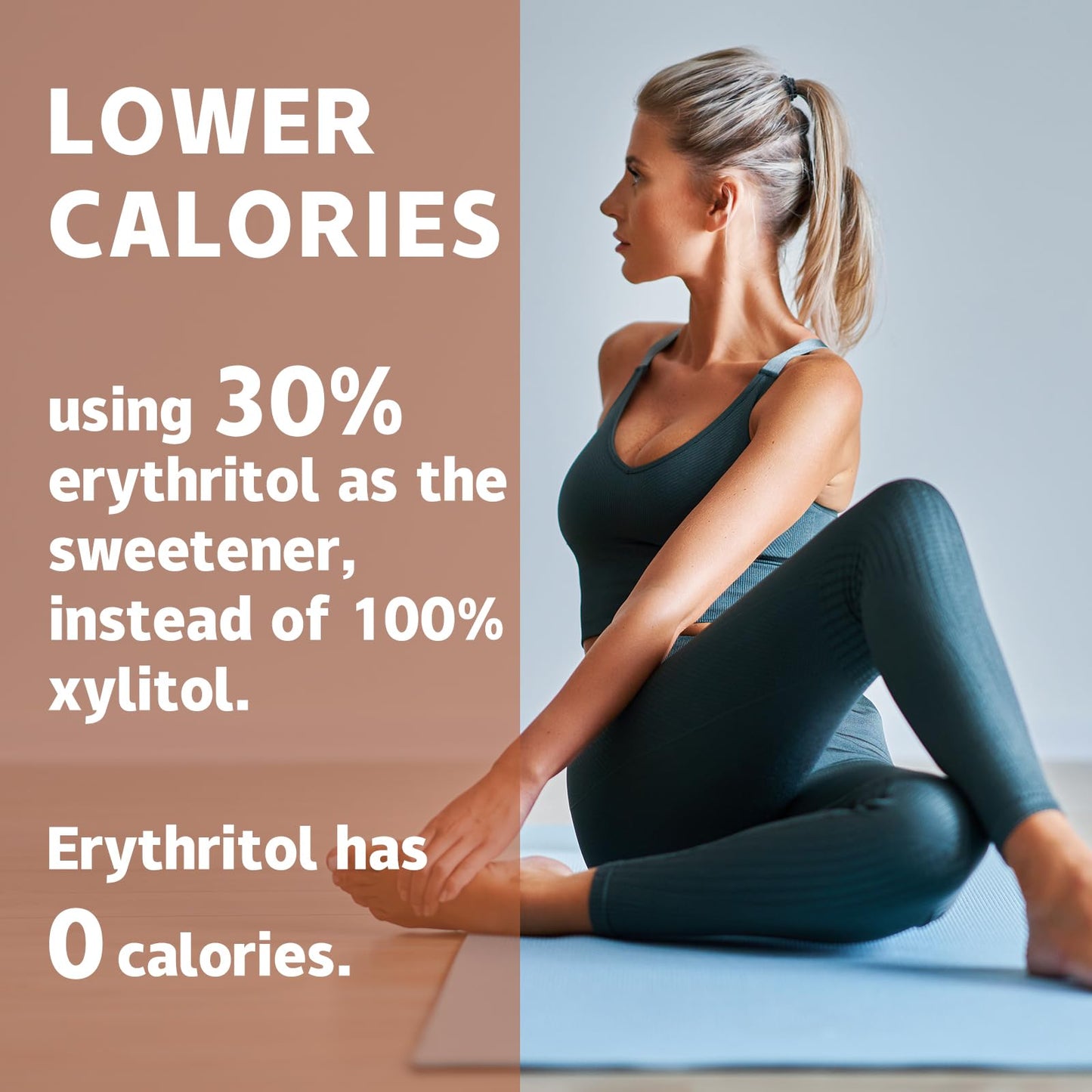 Dc24 Daily Care Xylitol Erythritol Mints, No Aspartame Sugar Free Mints, Low-Calorie, Dry Mouth Mints Keto Cinnamon 30 Pieces (P