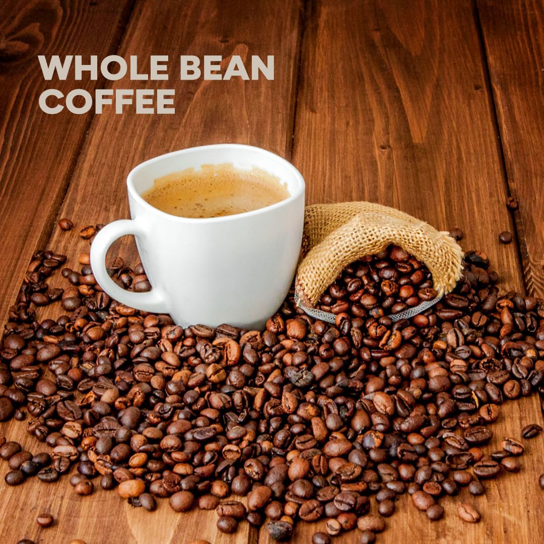 Juan Valdez Whole Bean Coffee - Balanced Roast, Premium Colombian, Pack of 2, 16 OZ