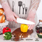 Kaq Dishwashing Cleaning Gloves 3 Pairs - Reusable Rubber Gloves Non-Slip Laundry Kitchen Gardening Household Gloves