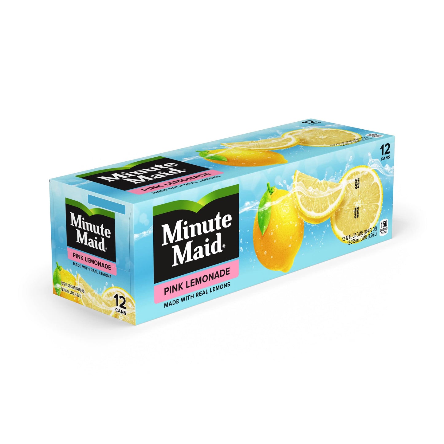 Minute Maid Pink Lemonade, 12 Fl Oz (pack of 12)