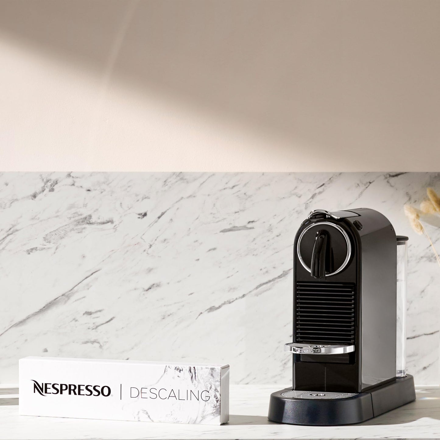 Nespresso Descaling Kit Solution, 2 Pack - Compatible with All Nespresso Models, Essential Maintenance for Optimal Coffee Flavor