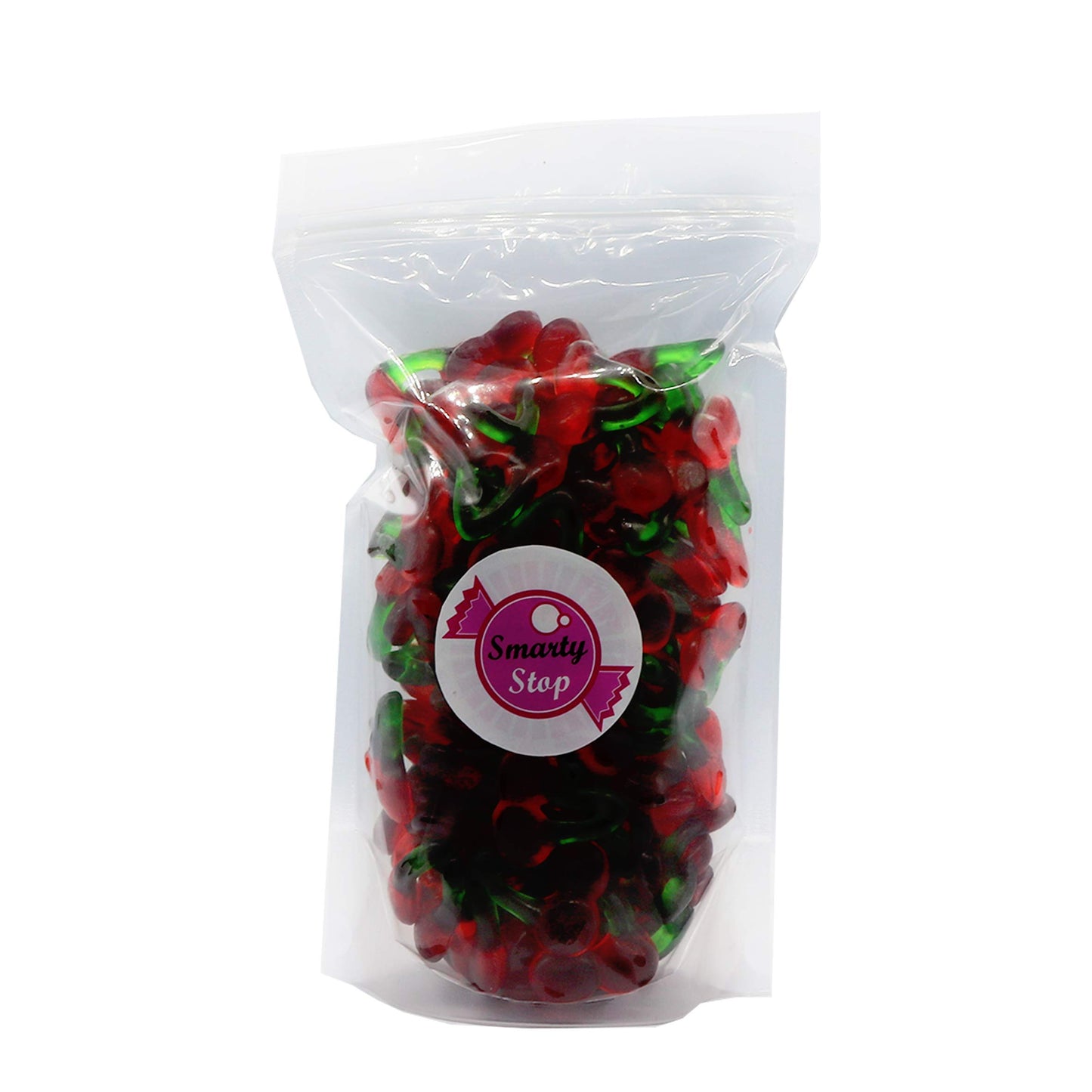 Smarty Stop Gummy Collections (Twin Cherry Red & Green, 5 Pound (Pack Of 1))