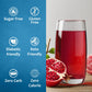 Syruvia Sugar-Free Pomegranate Syrup - 25.4 fl oz. enhanced Flavoring Syrup. 0 Calories  Kosher  and Gluten-Free. Ideal for Enhancing Tea  Italian Sodas  Beverages  Desserts  Ice Cream  Cocktails  and Mocktails.