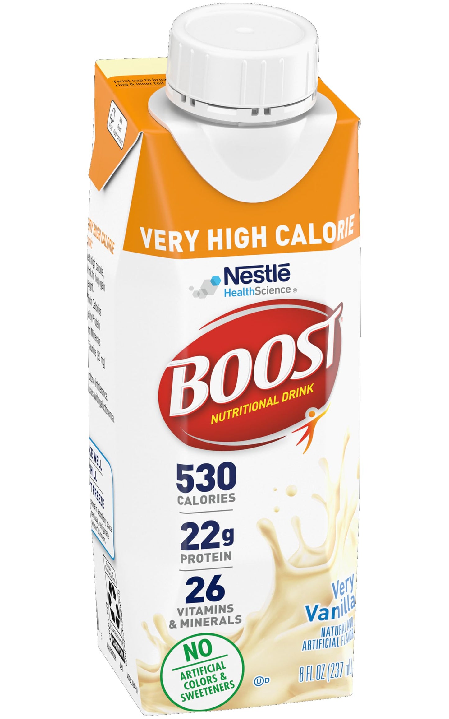 Boost Very High Calorie Nutritional Drink Variety Pack 8 Fl Oz (Pack of 6)