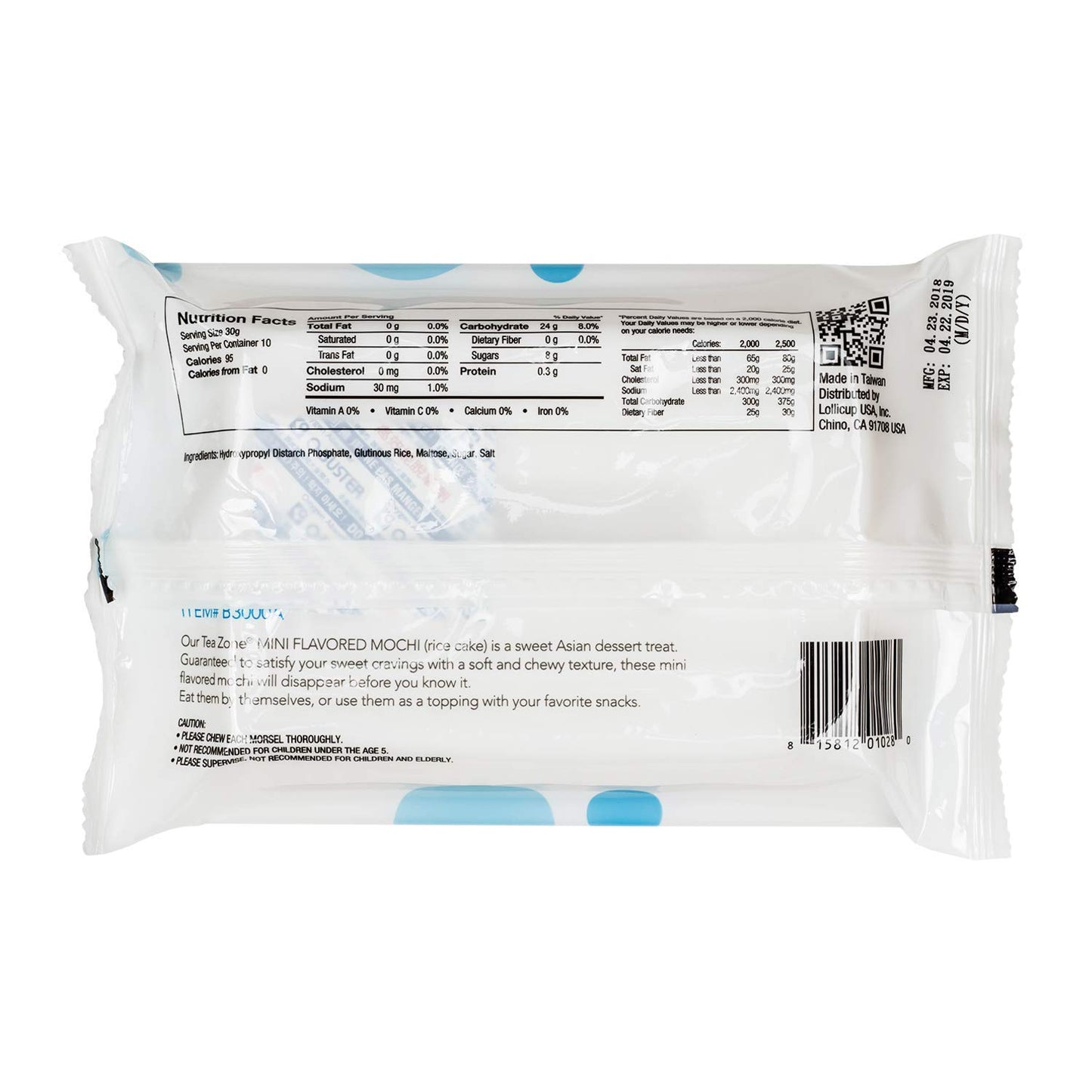 Tea Zone 10.6 Oz Original Mini Mochi -Bag
