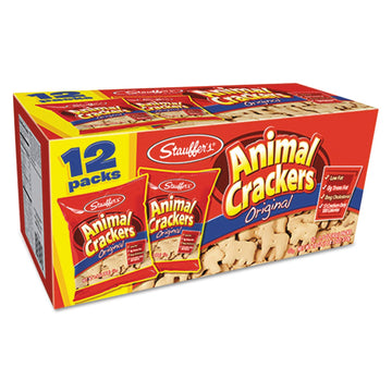 Stauffer'S Animal Crackers Original, 1.5 Oz (Pack Of 12), Net Weight 18 Oz